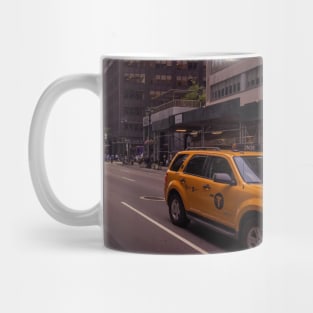 Midtown Street City Yellow Cab Manhattan NYC Mug